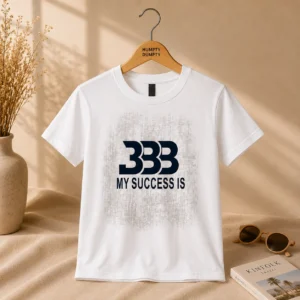 Trendy White Motivational Graphic T-Shirt for Boys