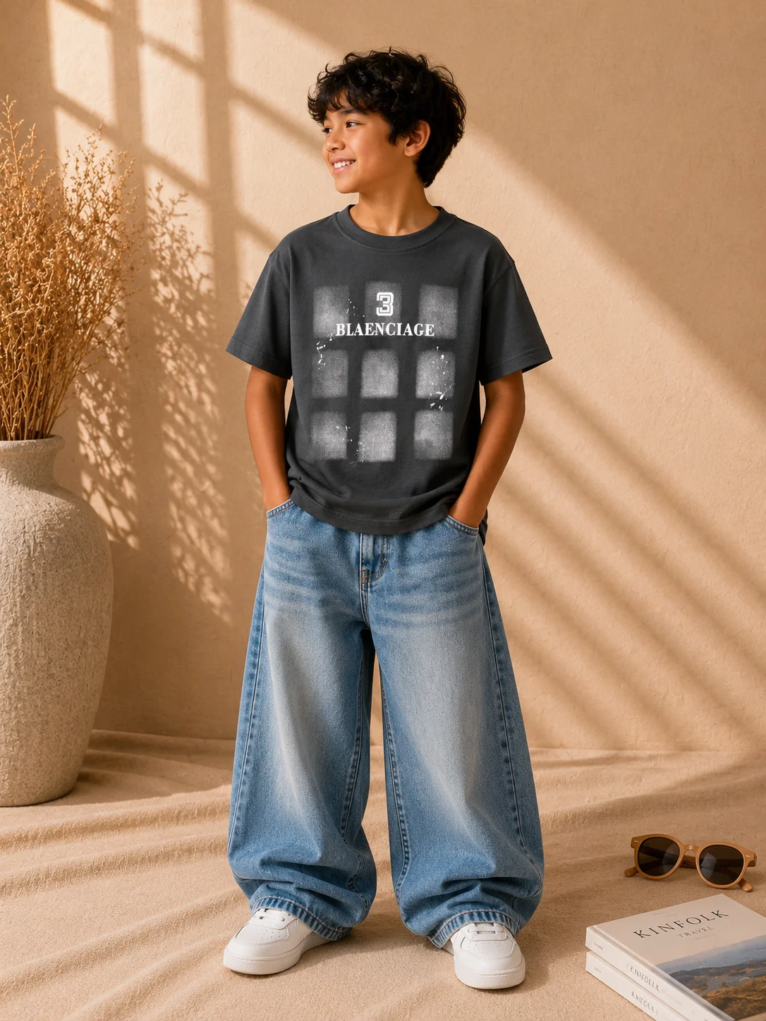 Modern Boys Half Sleeves Graphic Tee Modern Boys Half Sleeves Graphic Tee