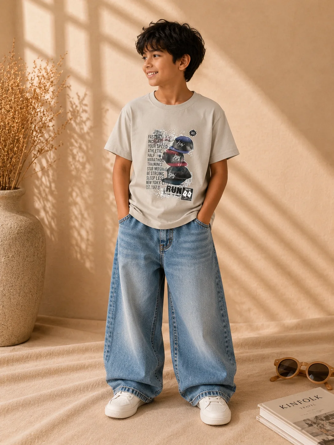 Cool Urban Streetwear Casual Tee for Kids Cool Urban Streetwear Casual Tee for Kids