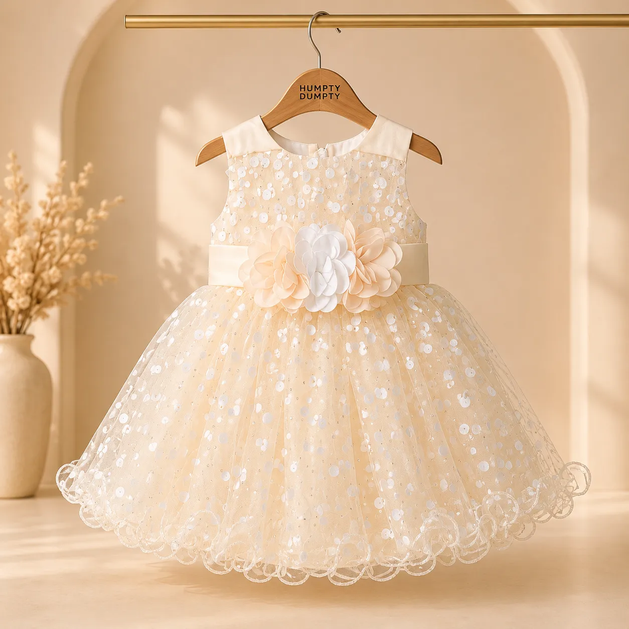fancy frock yellow