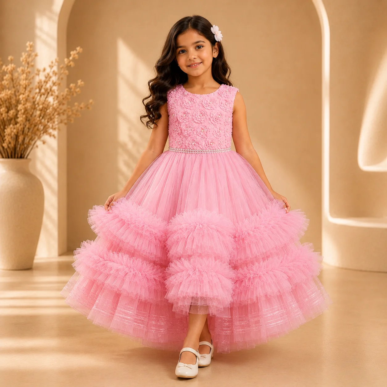 Beautiful Pink Fairy Tail Party Dress for Girls Beautiful Pink Fairy Tail Party Dress for Girls