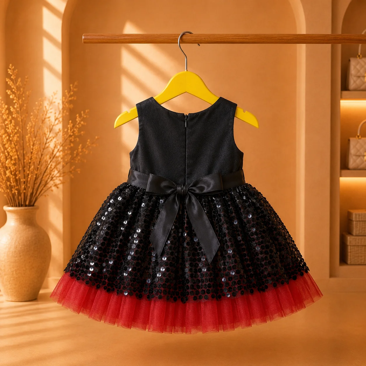 Luxury Floral Sequin Frock for Little Princess Luxury Floral Sequin Frock for Little Princess