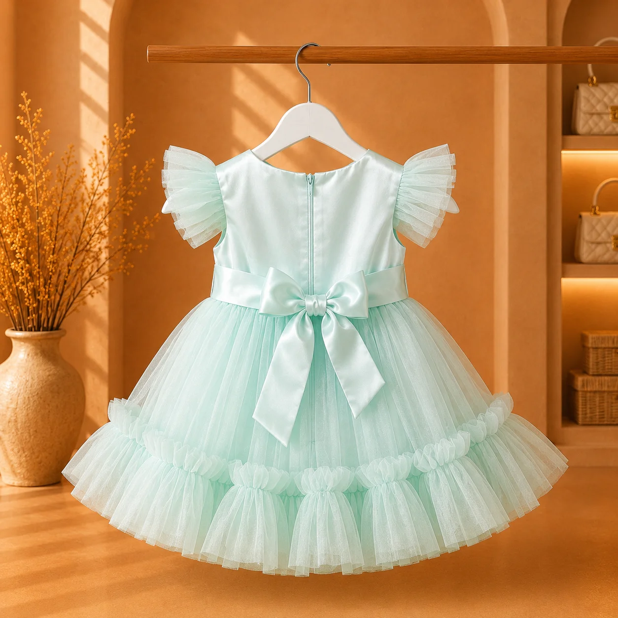 Luxury Floral Tulle Dress for Little Princess Luxury Floral Tulle Dress for Little Princess
