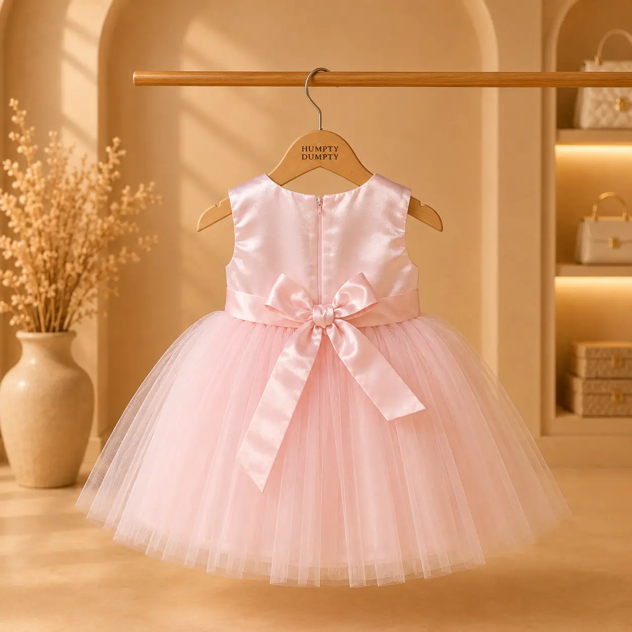 Elegant Pink Party Dress for Baby Girls Elegant Pink Party Dress for Baby Girls