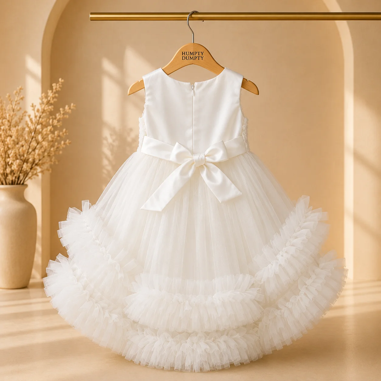 Luxury Floral High-Low Princess Gown Luxury Floral High-Low Princess Gown