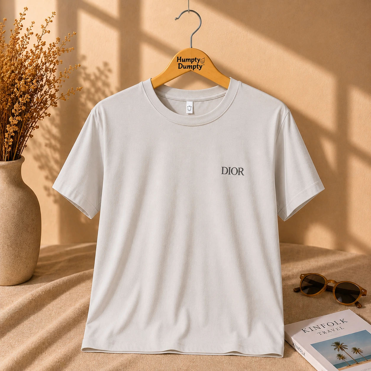 Dior Signature White Crew Neck T-Shirt