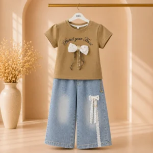 Stylish 2-piece girls co-ord set
