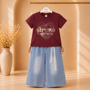 Fashion Tops & Denim Bottoms