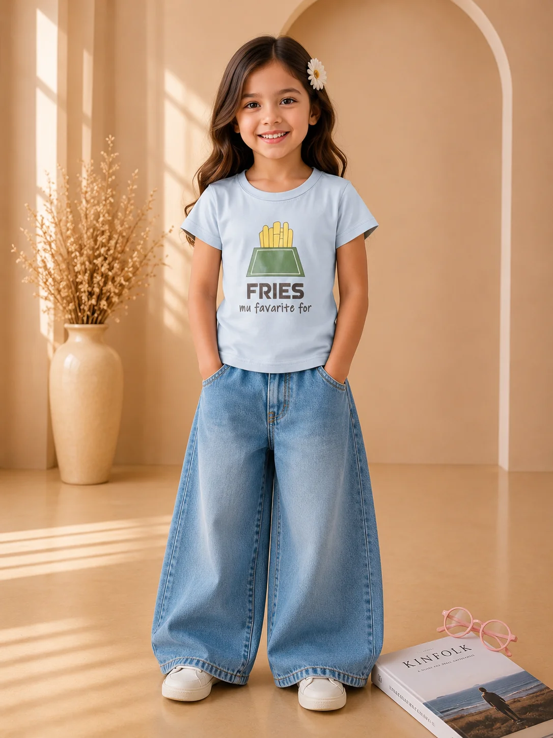 Kids Fun Food Graphic Casual T-Shirt Kids Fun Food Graphic Casual T-Shirt