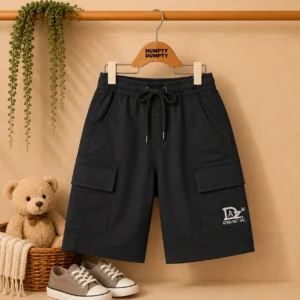 oys Navy Blue Utility Cargo Shorts
